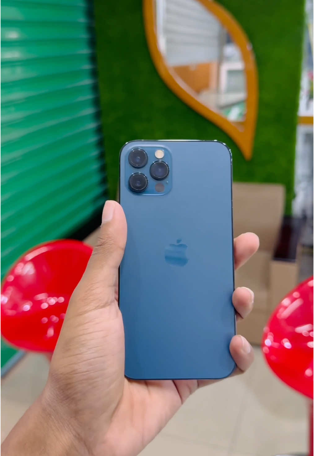 ❗️কম দামে ভালোকিছু -iPhone 12 Pro Blue 256GB 89% Battery Good Condition .##bestprice##iPhone12Pro