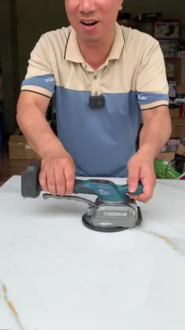 Máy rung lát gạch pin boshun#xaydung #maylatnengach #mayrungchinhhang #dienmaylieuvan 