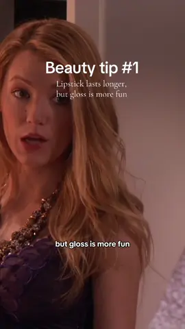 💋💋 #fyp #gossipgirl #gossipgirlhere #xoxogossipgirl #serena #serenawanderwoodsen #lipstick #gloss #beauty 