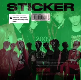 Replying to @1dxno sorry it took me so long to post, ive been so busy with school 😫💔 im FINALLY thinking about making a SoundCloud so stay tuneeddd☝️💚 #kpop #kpopremix #ringdingdong #sticker #nct127 #nctsticker #nct127_sticker 
