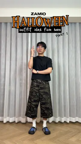 ใกล้ฮาลาวีนแล้ว มาแมชท์ชุดก๊านน #halloween #เสื้อผ้าผู้ชาย #แต่งตัวผู้ชาย #menfashion #zamio #ซามีโอ้ 
