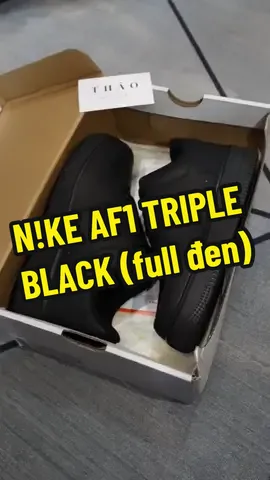 #NIKEAIRFORCE1 #AF1 #Af1TRIPLEBLACK (full đen) đủ size nam/nữ #BigSise #THAOSNEAKER #xuhuong #xuhuongtiktok #af1black 