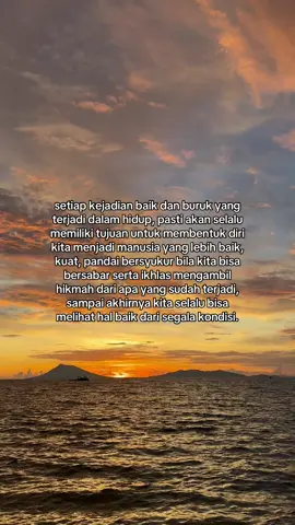 dengan catatan, mau melihat dengan semua sudut pandang kebaikan dan percaya Allah yang mengatur segala sesuatu yang terjadi✨🌻