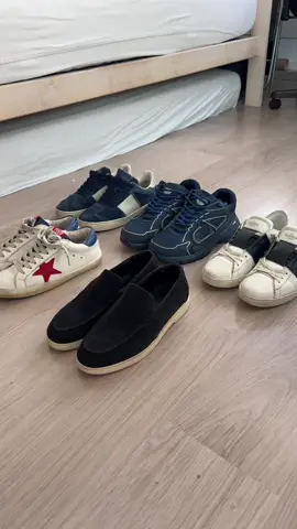 shoe rotation 👟 #laidback #grisch #stockholmstyle #oldmoney #valentino #goldengoose #dior #fy #fyp #foryou #furdich #shoes