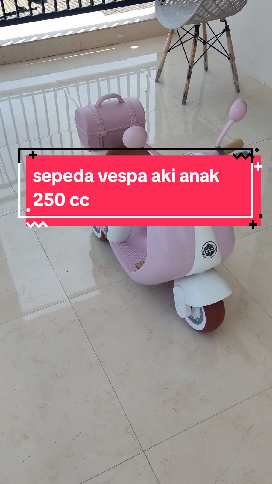 sepeda vespa aki anak usia 2-6 tahun #fyppppppppppppppppppppppp #pejuangrupiah #viral #affiliatetiktok #fyp #jaluraktif #algeria #foryoupage #affiliatemarketing #capcut #fypシ #mainananak #sepedaaki #algoritmatiktok 