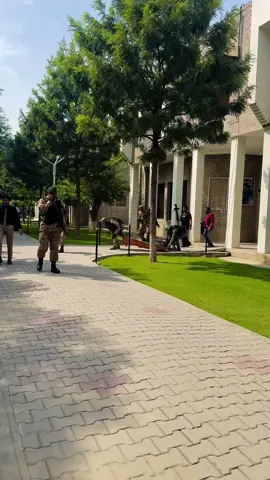 Army drill in wah university #fypシ #tiktok #foryou #wahuniversity #trending #army #hamzakhan783 #100k #universityofwah #viral #100k 