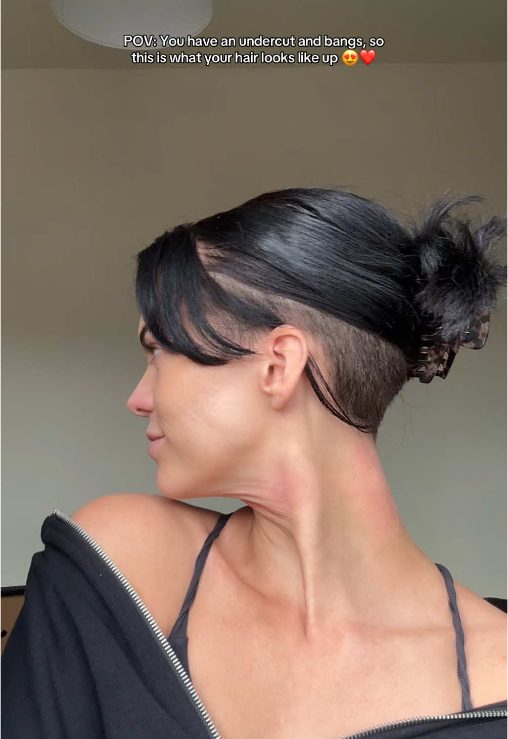 Its the combo of dreams😍 Who else has an undercut??  #undercutgirl #undercut #undercuthairstyle #shorthair #bobhair #undercuts #hair #hairstyles #foryou 