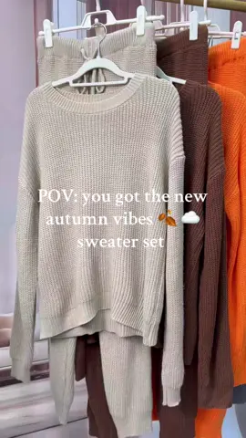 JUST OBSESSED with this sweater set!!! #sweater #twopiece #twopieceset #longsleeve #leggings #womenswear #casualoutfits #blackfridaydeals #blackfriday #tiktokmademebuyit 