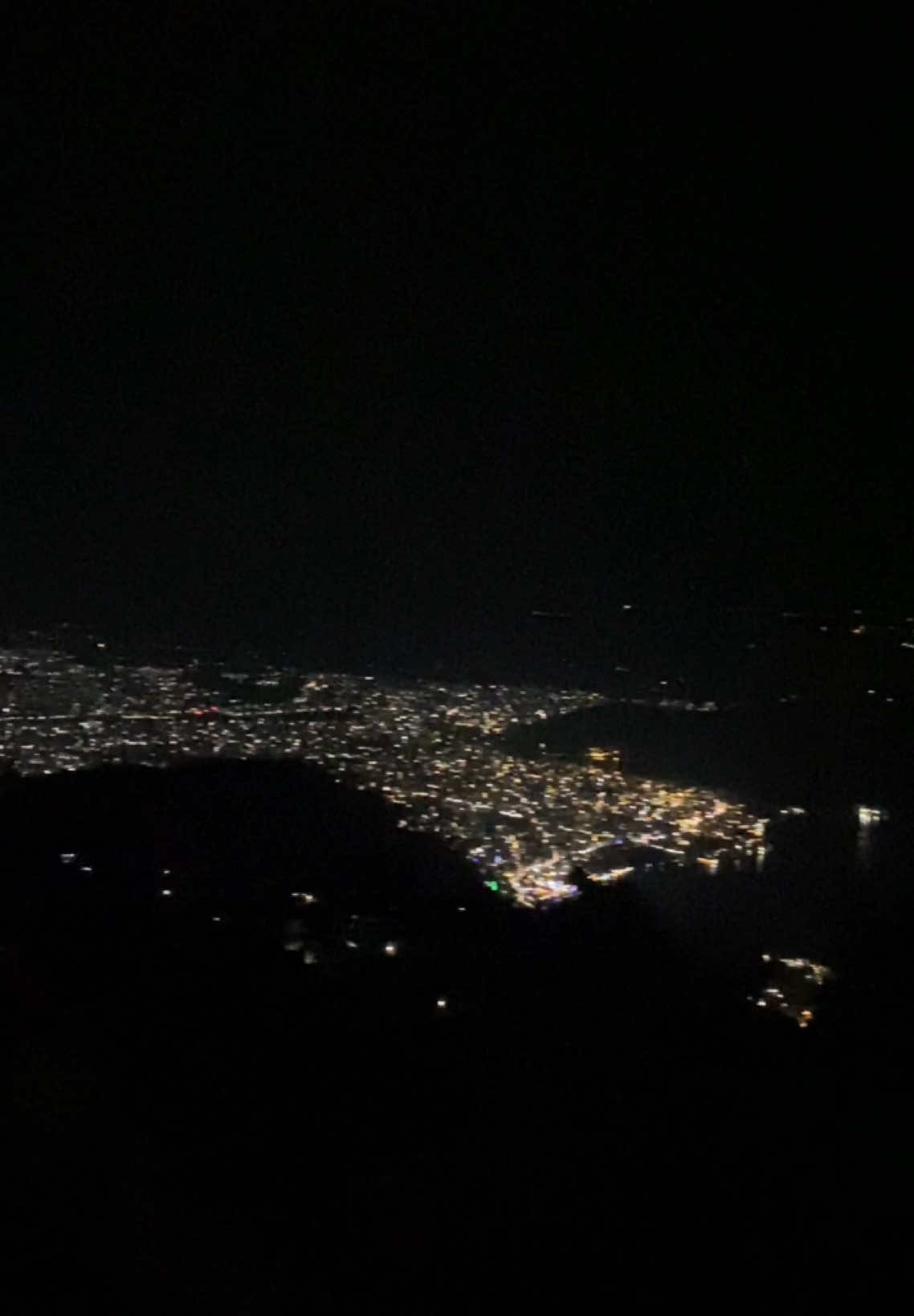 Pokhara city lights shining bright from Sarangkot! A view to remember. ✨ #SarangkotNights #CityLightsMagic #pokharamuser #NepalAtNight #CityGlow #Nightscape #fyp 