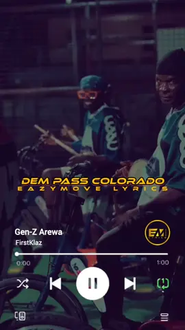 Gen-Z Arewa - FirstKlaz. @Firstklaz  #lyricsvideos #genzarewa #firstklaz #musicvideo #afrobeats #fyp #xyzcba  #xyz #eazymovelyrics 