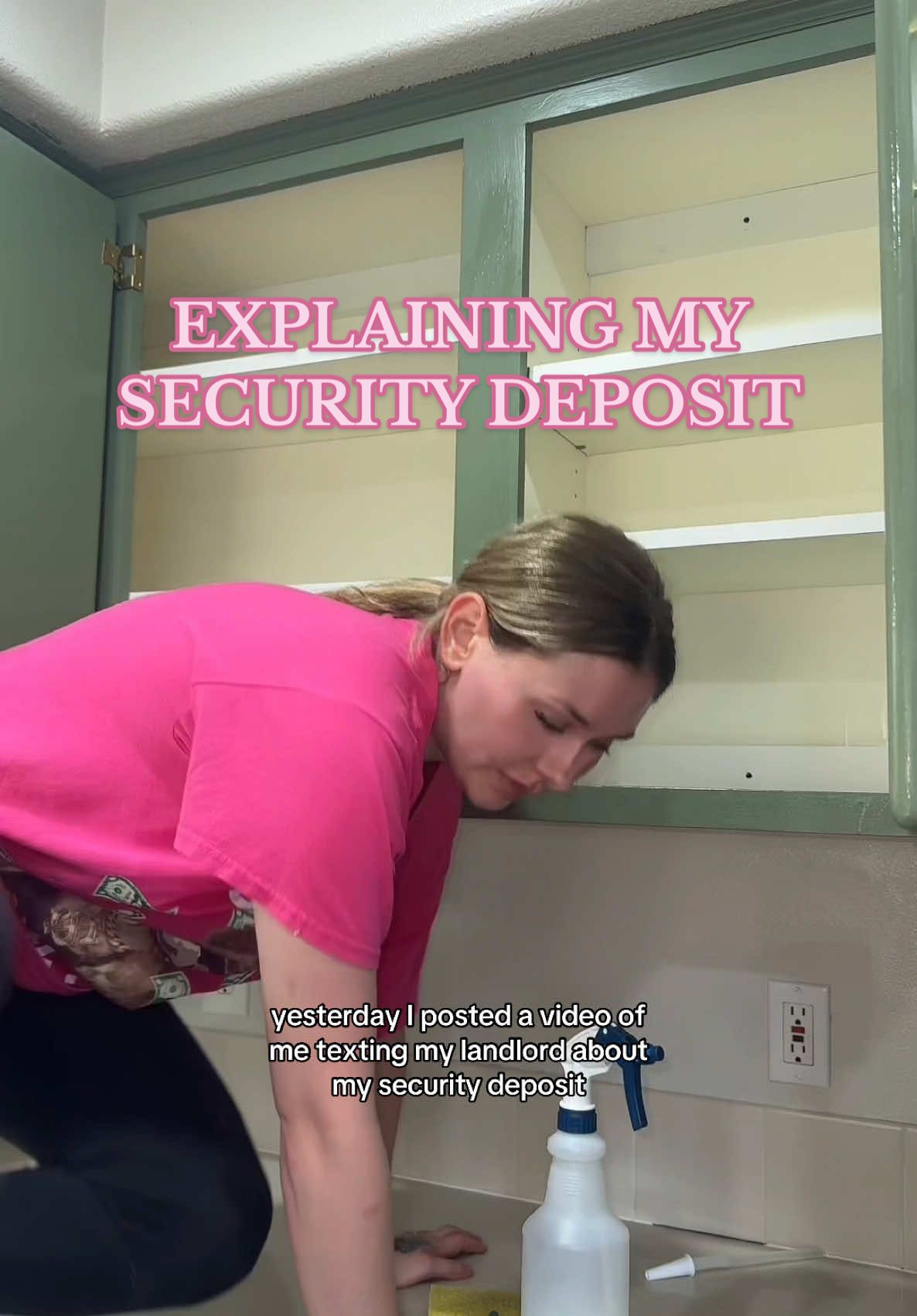 Follow up video about my Landlord/security deposit 🫣 ##cleaning##cleaningtiktok##cleaninghacks##cleaningmotivation##cleaningtips##cleaningasmr##homeimprovement##CleanTok##landlord##update##reset##moveout##house