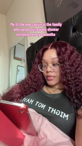 Aint nobody about to keep buying all these clothes and diapers for that football team! 😭