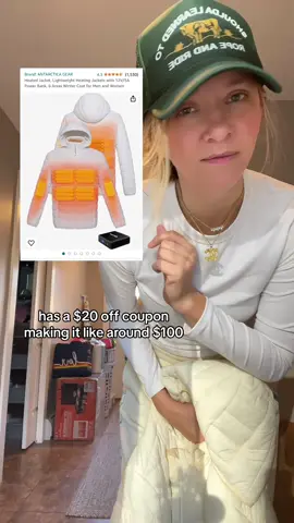 Heated jacket on sale on Amazon. I love this for those super cold rinks or days where tou just need a little more than layers. 🔗 in my LTK and Amazon store front under Hockey Mom Must Haves #hockeymomlife #hockeymom #sportsmom #wintergear #coldweathervibes #amazondeals #winterjacket #antarcticagear #heatedjacket 
