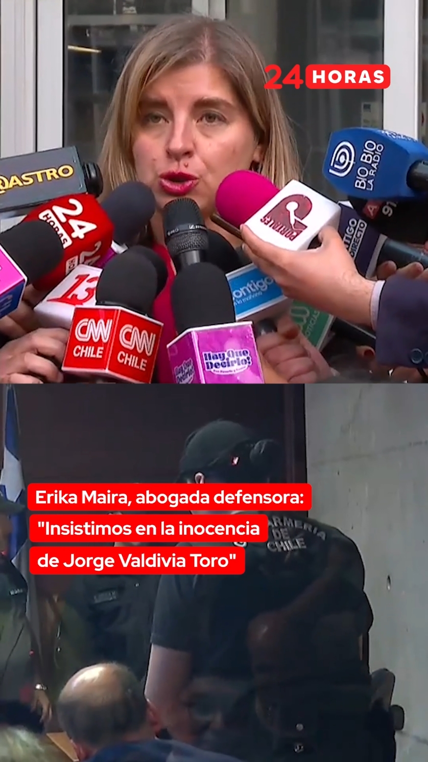 🚨  Abogada defensora, Erika Maira,  luego de que Tribunal decretara prisión preventiva para Jorge Valdivia: 