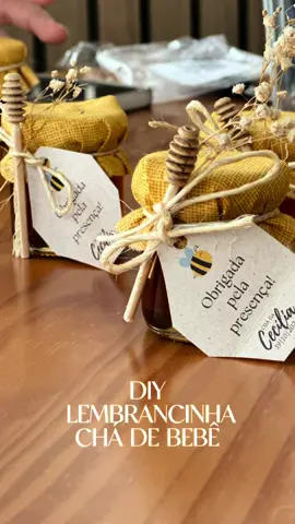 mini mel personalizado pra lembrancinha de chá de bb #CapCut #fy #chadebebe #babyshower 