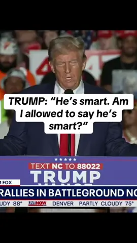 Former President Donald #Trump spoke in Greensboro, NC at a #MAGA rally as he campaigns in the swing state two weeks ahead of the general election in November. Trump mentiined his affinity for dictators like Russian leader Vladimir #Putin, Chinese leader #Xi and North Korean leader Kim Jung-Un