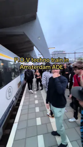 P.O.V Techno train Amsterdam ADE @Amsterdam Dance Event  #techno #technotrain #technomusic #train #rave #ravetrain #technomusic 