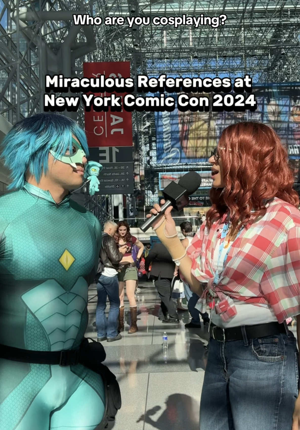 Miraculous References at NY Comic Con 2024 (Viperion: @Rexa ) #miraculous #miraculousladybug #alyacesaire #alyacesairecosplay #Vlog #nycc #nycc2024 #newyorkcomiccon #newyorkcomiccon2024 