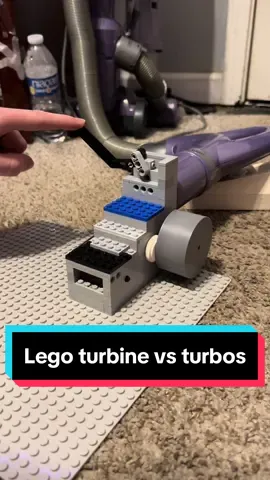 That turbo spool was kinda crazy. #turbos #lego #engine #legovacuumengine 