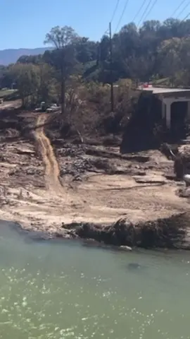 Replying to @Ally Jackson This is the Kinser bridge in the video, now after the #nolichuckyriver has gone down. #floodof2024 #erwin #flood #northcarolina #easttennessee #hurricanehelene #hurricaneseason #fypツ #tennessee #fyp #fypシ゚viral #greenevilletn #greencounty #washingtoncounty #bridge #fy #flashflooding #flashfloodwarning #aftereffects #aftermath #searchandrescue #river #nolichuckyriver #NoliNavy #firefighter #firstresponders #firstresponder #couplegoals 