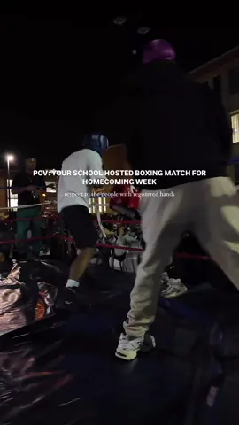 Morehouse hosted a boxing match event for homecoming week and a time was had  #fyp #morehouse #Homecoming #hbcu 