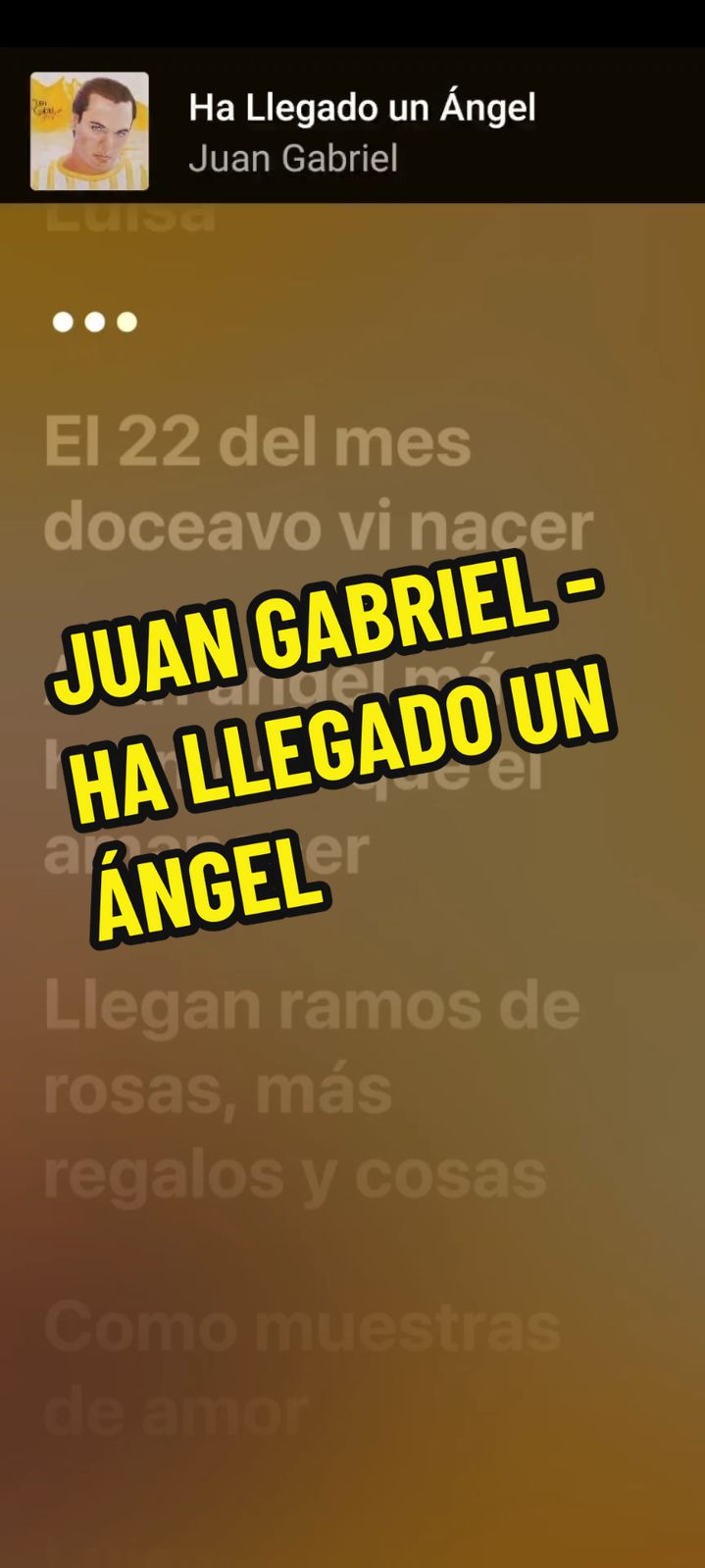 JUAN GABRIEL - HA LLEGADO UN ÁNGEL  #JuanGabriel #hallegadounangel #tendencia #parati #foryou #gustosculposos🎵 #Viral #letrasdecanciones #fyp 