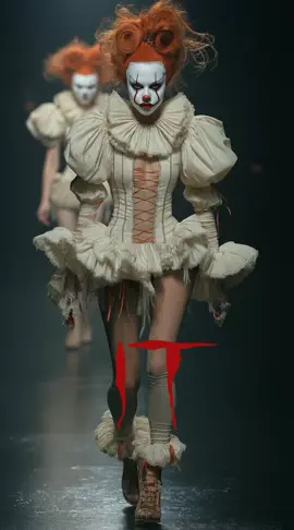 Halloween Catwalk #nightmareonelmstreet #alien #hellraiser #chucky #fridaythe13 #jason #jasonvorheers #it #pennywise #jigsaw #thenun #halloweencostume #catwalk #fashion #fasionshow #Runway #ai #movies #cinema #scary #art 