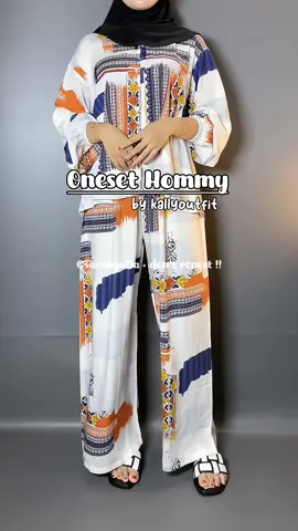 Outfit jajan seblak ternyaman ini mah 😍 #oneset #setelanbaju #onesethommy #kallyoutfit #OOTD 