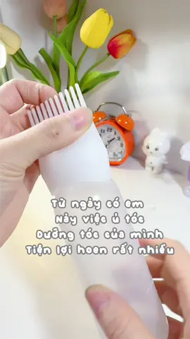 Lược chải dầu dưỡng ủ tóc tiện nha#jerrynhat20 #goclamdep #lodungdaugoi #luocchaitoc #cachchamsoctoc #utoc #chaitoc 