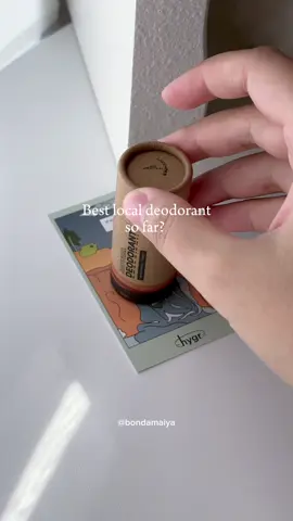 this deodorant is a life saver ✨ made only from natural ingredient ! so if you have sensitive armpit... this is definitely a must have item 🍃🫶🏻 #hygr #localbrand #deodorant #armpit #smellyarmpits 
