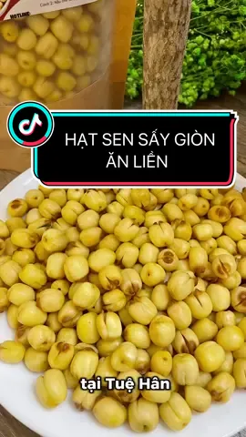 Hạt sen sấy giòn rùm rụm, ăn liền. Thích hợp cho mùa Tết này ạ. 🥰🥰🥰 #halloween #trickortreat #xuhuong #muacungtiktok #hatsensaygion #tuehan #thaomoctuehan #anvat #ancungtiktok #hatdinhduong 