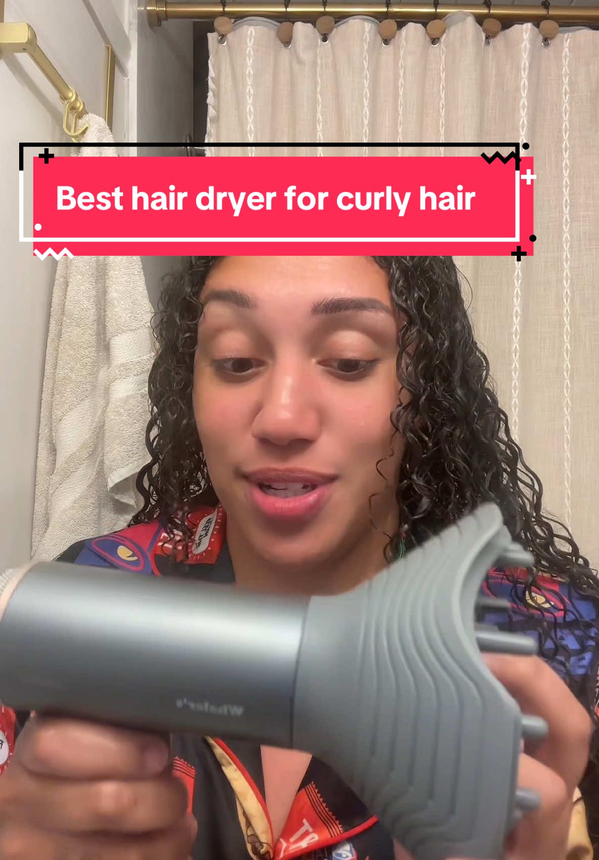 Best cold setting diffuser #tiktokshop #curly #fyp #curlsroutine #diffusercurls #hairdryers 