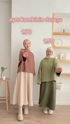 Aynı kombinin farklı boylardadaki duruşu💘🫶🏻🫂⭐️ #kombin #etek #etekmodelleri #etekkombinleri #hijaboutfit #tesetturkombin #qarmacha  #skirts #hijabinspiration#hijabfashioninspiration #aesthetic #minimaliststyle  #etek #outfitoftheday #sweatshirt #elbise #dress #elbiseler #aestheticoutfit #hijaboutfits #hijabtutorial #hijabinspiration #tesettür #tesettürgiyim #tesettürelbise #kombin #OOTD #qarmacha #aynıkombin #farklıboy #kesfet #kesfet 