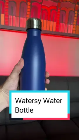 Watersy Water Bottle unboxing and review. Its stainless steel, sweat-proof, and i really like it so far. #stainlesssteel #waterbottle 