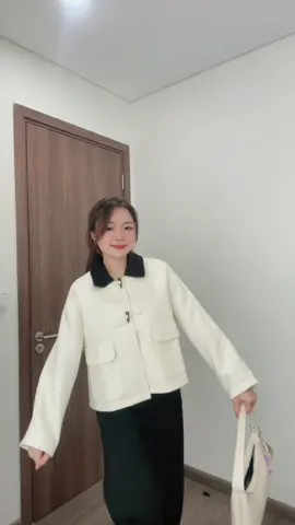 Áo nỉ 2 lớp khuy sừng basic  ấm áp cho mùa đông #aoam #aonibong #thudongmacgi #fpy #ladaureview 