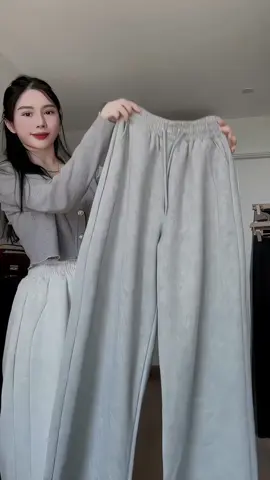 Quần suông nỉ 2 da mẫu mới#quanongrong #quansuong #quanongsuongnu #quan #macdep 