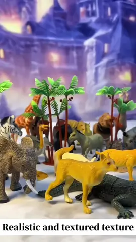 53pcs of mini jungle animal toy set #jungle #animals #animallife #toys #kids #giftidea #foryou #fyp 