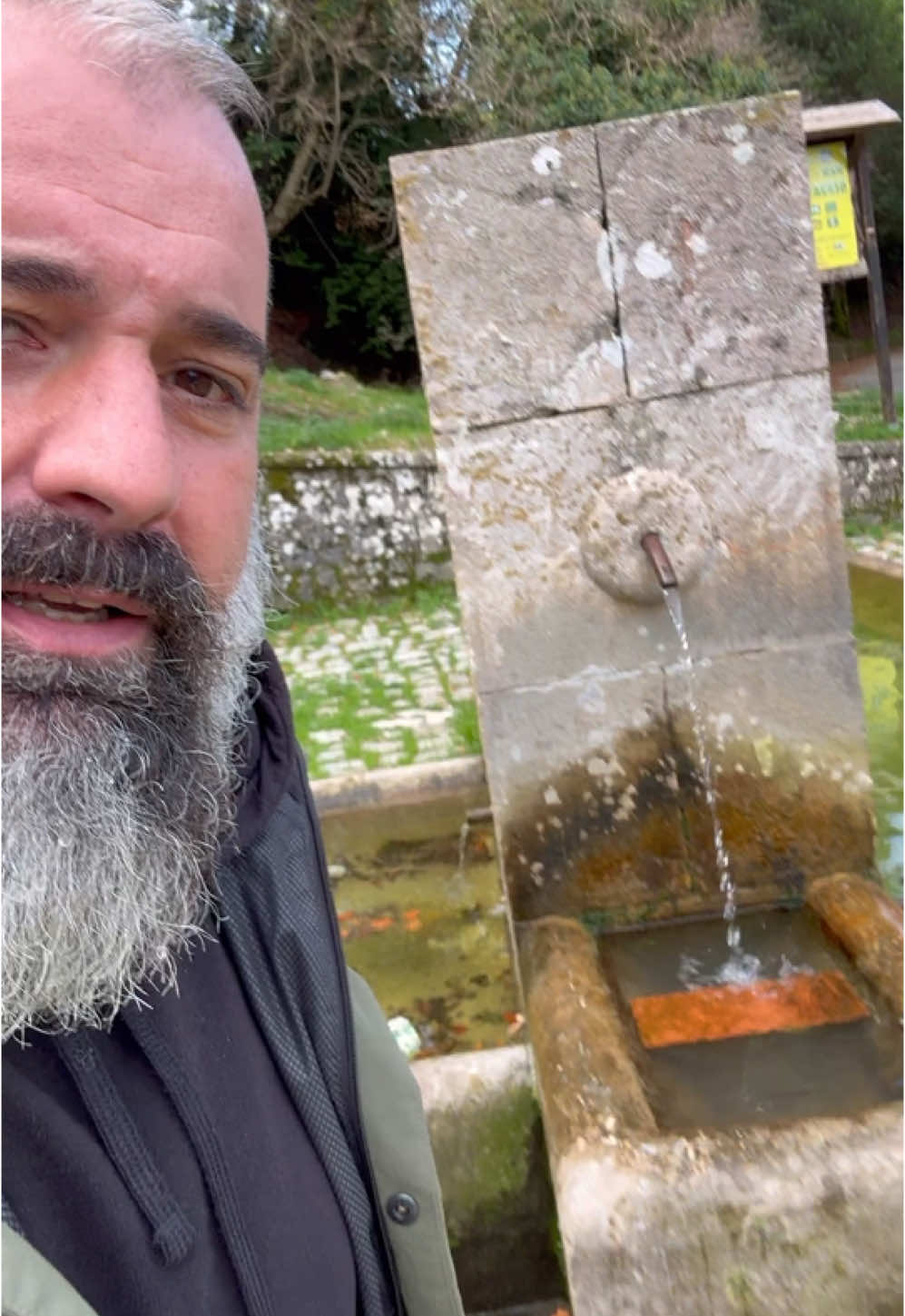 This is called nasone with fresh and natural spring water #fountain #italy #sicily #sicilia #rockinkitchensicily #springwater 