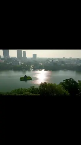 Hồ gươm sớm mai bình yên#hoguomhanoi #flycam 