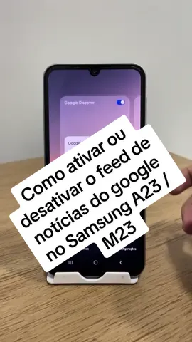 Como ativar ou desativar o feed de notícias do google no Samsung A23 / M23 #feeddenoticiasdogoogle#google#ativarfeeddenoticiasdogoogle#desativarfeeddenoticiasdogoogle#samsungA23#samsungM23#dicasandroid