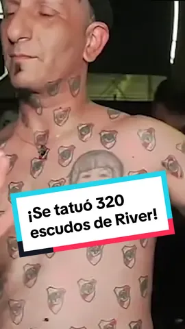 Estuvimos con el hincha de River Plate que tiene tatuados mas de 300 escudos en su piel. Viví la Copa CONMEBOL Libertadores por la pantalla de Fox Sports