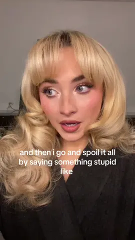And then I go and spoil it all by saying something stupid like… this is actually a Sinatra song! Listen to “Somethin’ Stupid,” performed by Frank Sinatra and @nancysinatra!  @Sabrina Carpenter @Melissa ONeil @laufey @Lili Reinhart 