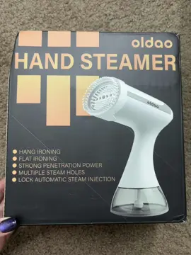 Great gift idea for someone who will be living on their own soon!  Don’t let someone you know/love have wrinkly clothes!  #JeitoNu #handsteamer #giftideas #christmasiscoming #fyp 