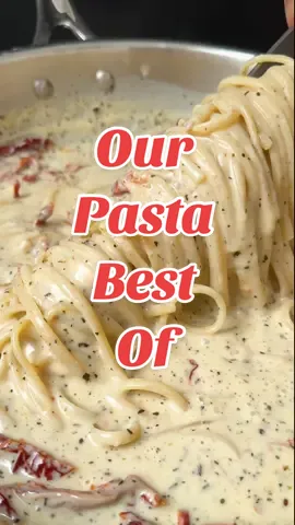 Pastaaaa ❤️‍🔥 What I’ve been cooking lately 🤤 What’s your favorite? 📝 All recipes are in our Cookbooks (link in bio) Bon appétit! #pasta #yum #food #foodporn #dinner #Recipe #Foodie 