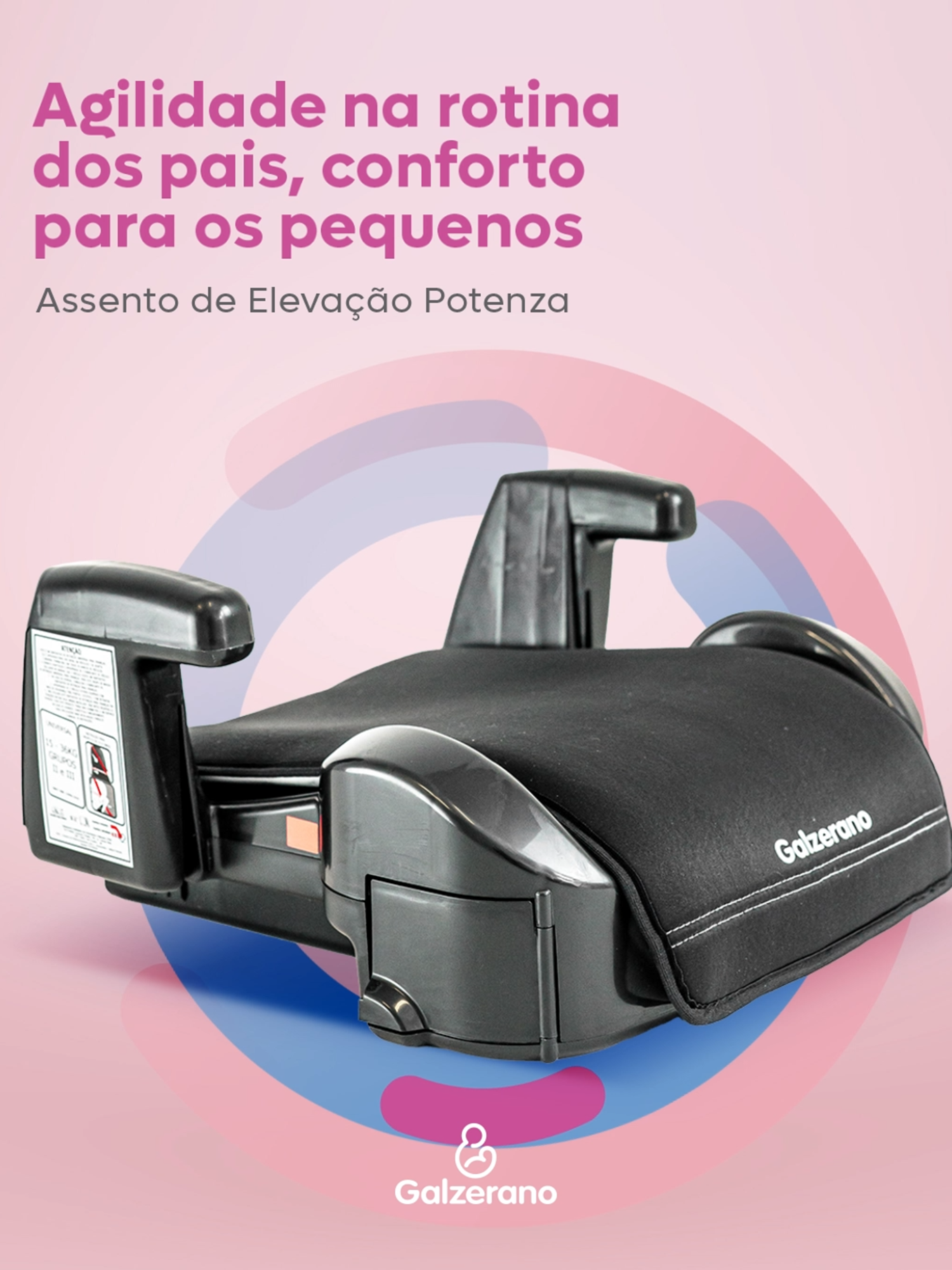 O assento para carro Potenza da Galzerano é a escolha ideal para suas viagens em família! 🚗👨‍👩‍👧‍👦 Combinando segurança e praticidade, ele é perfeito para crianças de 15 a 36 kg. Simplifique sua vida e garanta a segurança dos seus pequenos com estilo e economia! 💺🛡️ #GalzeranoPotenza #SegurançaInfantil #ViagemEmFamília #cadeiraparacarro #AssentoDeElevação #cadeiradebebe