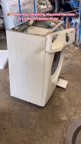 🌀 Washing Machine Fail: When Spin Cycle Turns Into Spin Out! 😂 #laundryfail#trending #epicfailsofunny