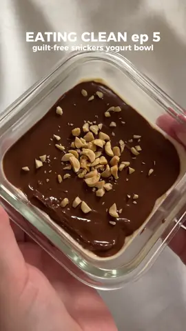 🤍DAY 5 of eating CLEAN Snickers Yogurt Ingredients:  • 1 cup plain or vanilla yogurt  • 1 tbsp peanut butter  • 1 tbsp honey or maple syrup  • 1 tbsp chopped peanuts  • 1 tbsp chopped dark chocolate  • A pinch of sea salt Instructions:  1. Mix the yogurt with peanut butter and honey until smooth.  2. Top with chopped peanuts, dark chocolate, and a pinch of sea salt.  3. Stir gently and enjoy your Snickers-inspired yogurt! #cleaneating #healthyfood #healthylifestyle #stayhealthy #detox #cleaneats #cleanfood #eatclean #wholefoods #sugarfree #healthyrecipes #wellnessjourney #Recipe #breakfast #Foodie #foodporn #food #quickrecipes #EasyRecipes #fitnesfood #yammy 