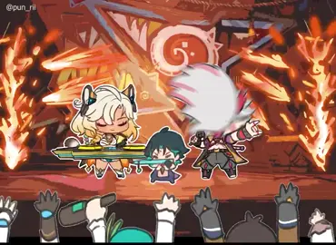 Let's Rock !! 🔥🔥🔥 --- Also please use this Code for get item in Genshin ^^ Code : AEXK6S4U93CF #HoYoCREATORS #GenshinImpact   #Genshinfanart #Natlan   #Xilonen #itto #zhongli #venti #Paimon  #genshin  #xiao 