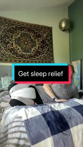This knee sleep pillow has made a HUGE difference for my sleep! No more pain in my hips , back and knees! #sleep #sleepwell #sleeppillow #kneepain #backpainrelief #hippain 