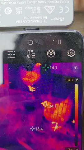 👀 Seeing Beyond the Surface with Fluke iSee™ Mobile Thermal Camera iSee™! Check out how this tiny camera captures heat signatures—even on live chickens! 🐔 The tool that brings invisible details to light, perfect for spotting temperature variations and potential issues in all sorts of environments. 📷: Our very own Michael Johnston, Software Portfolio Product Manager at Fluke